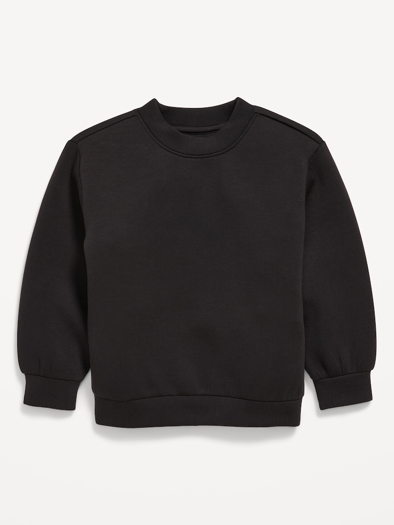 Oversized Bounce Fleece Crew-Neck Sweatshirt for Toddler Boys