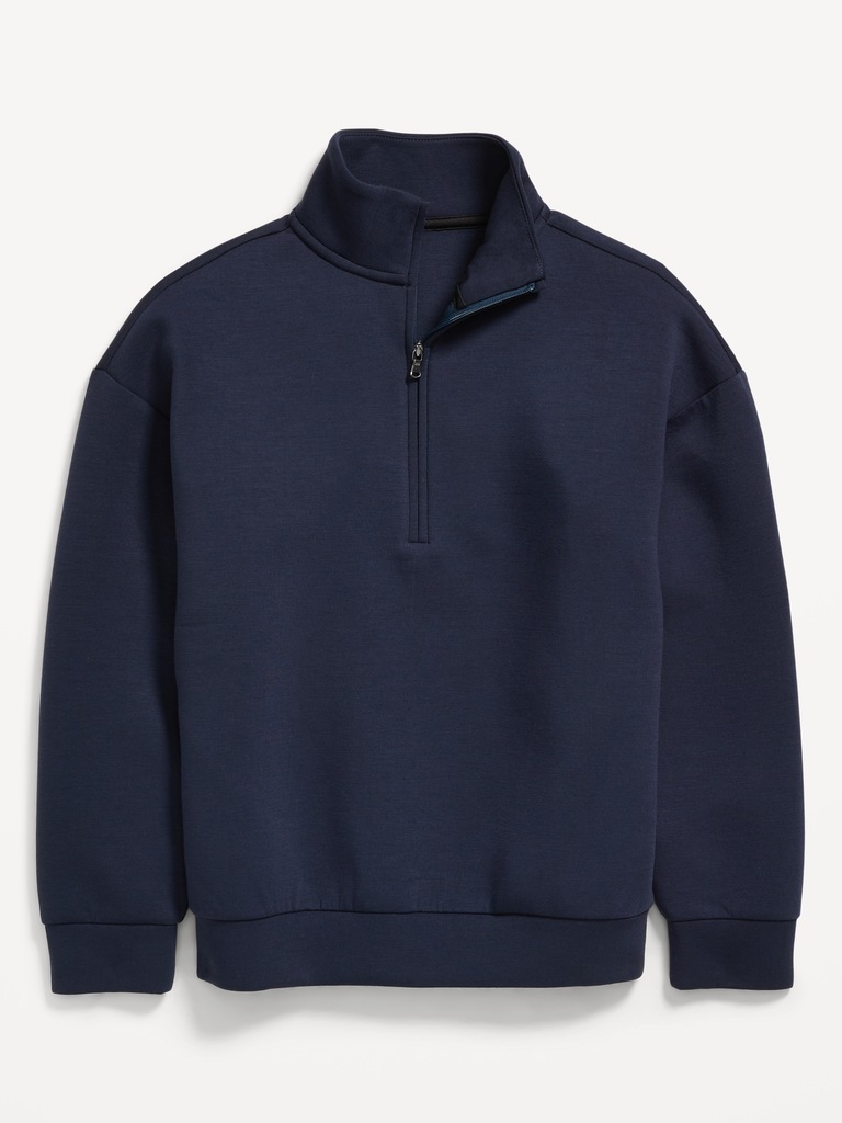 Bounce Fleece Oversized Quarter-Zip Sweatshirt for Boys