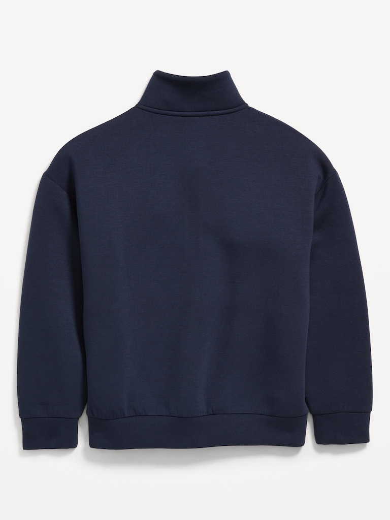 Bounce Fleece Oversized Quarter-Zip Sweatshirt for Boys