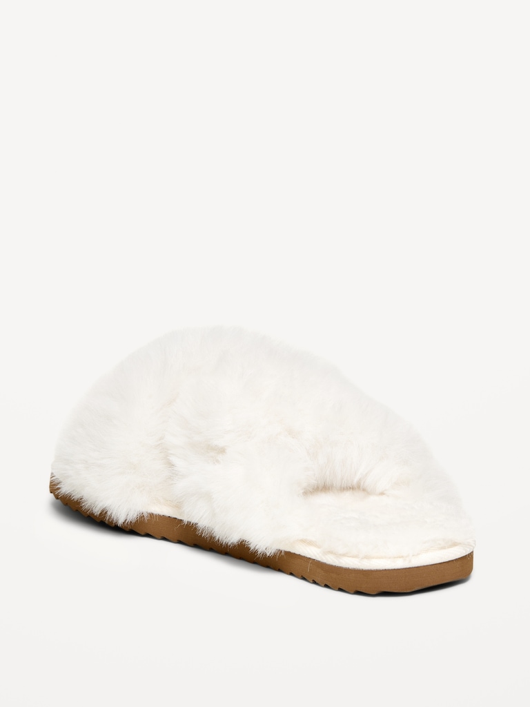 Faux-Fur Slippers for Girls