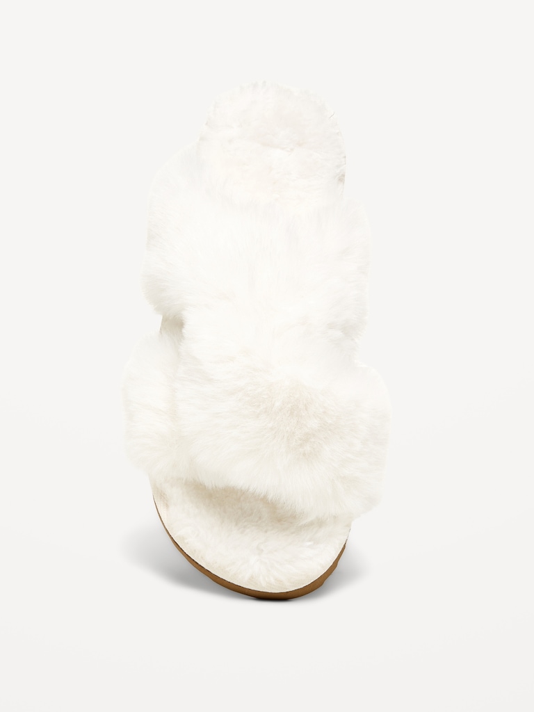 Faux-Fur Slippers for Girls