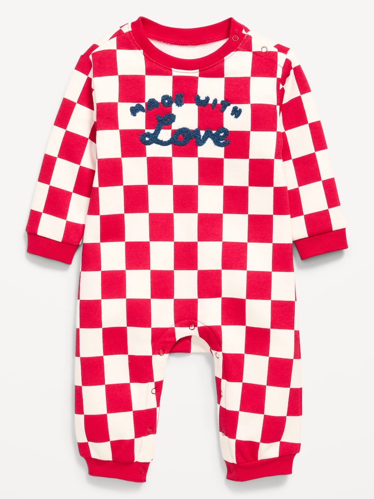 Printed Fleece One-Piece for Baby