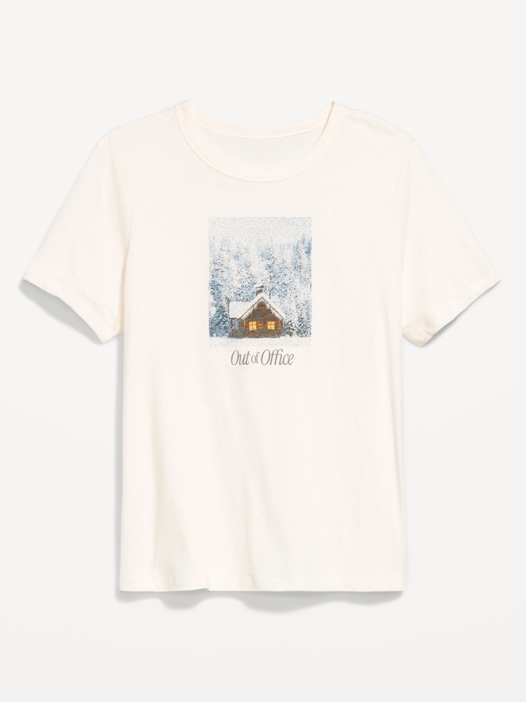 EveryWear Crew-Neck Graphic T-Shirt