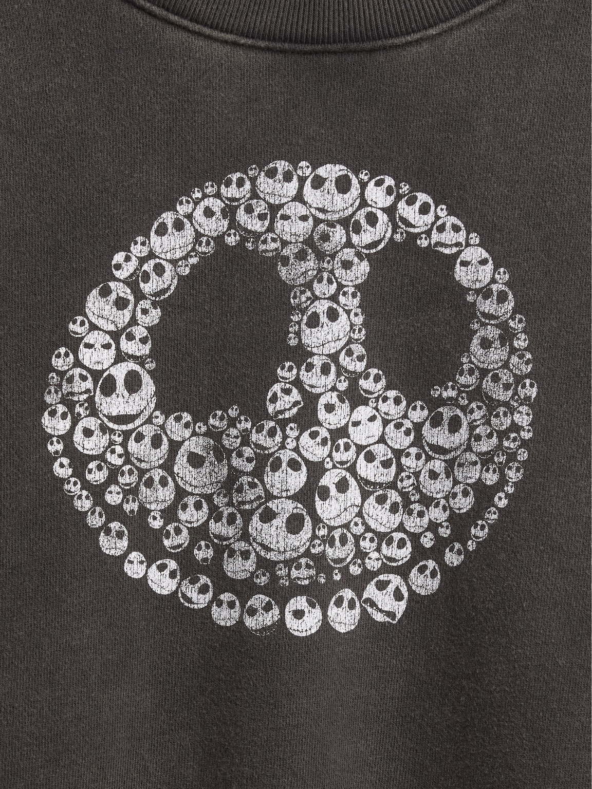 Gap × Disney Tim Burton’s The Nightmare Before Christmas Heavyweight Skull Sweatshirt
