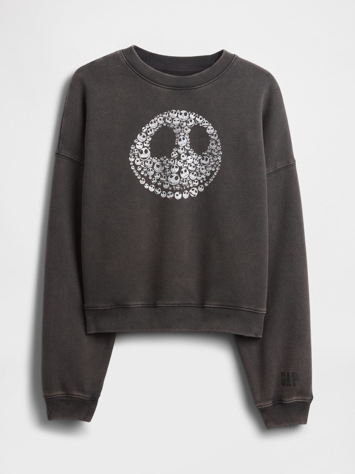 Gap × Disney Tim Burton’s The Nightmare Before Christmas Heavyweight Skull Sweatshirt