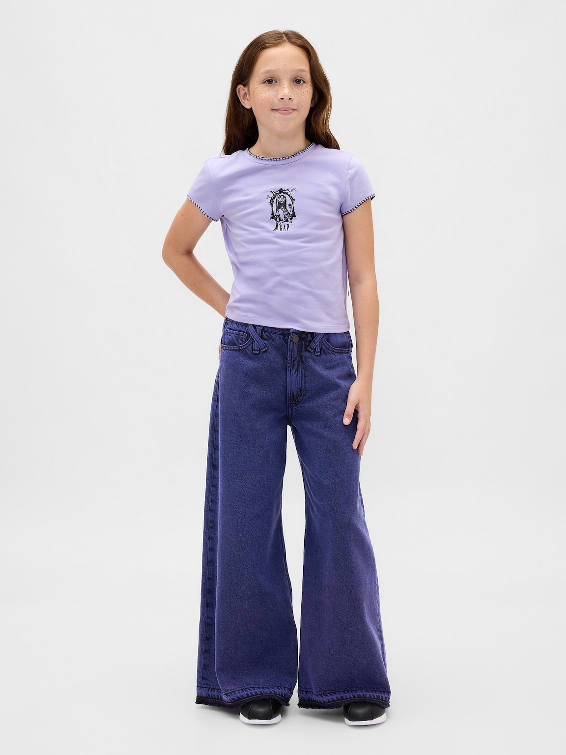 Gap × Disney Tim Burton’s The Nightmare Before Christmas Kids Mid Rise Baggy Jeans