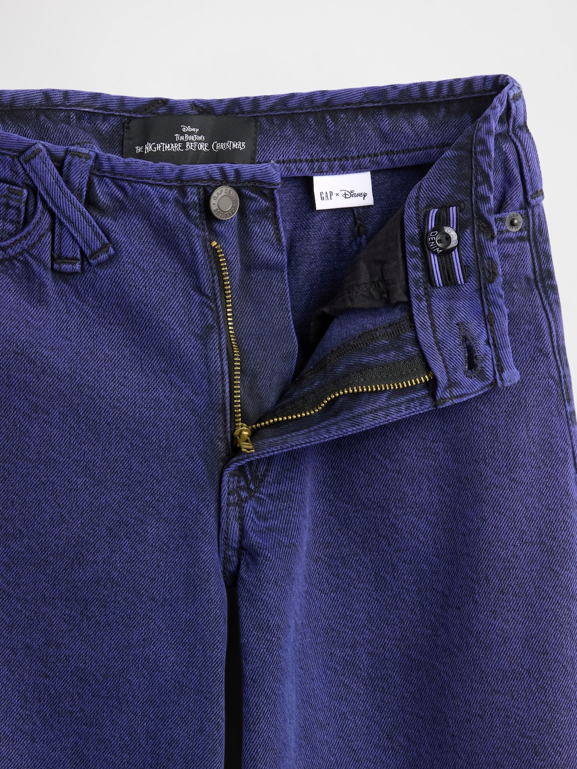 Gap × Disney Tim Burton’s The Nightmare Before Christmas Kids Mid Rise Baggy Jeans