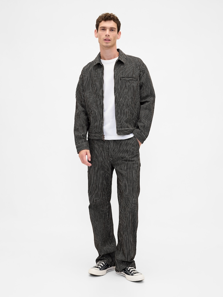 Gap × Disney Tim Burton’s The Nightmare Before Christmas Stripe Denim Jacket