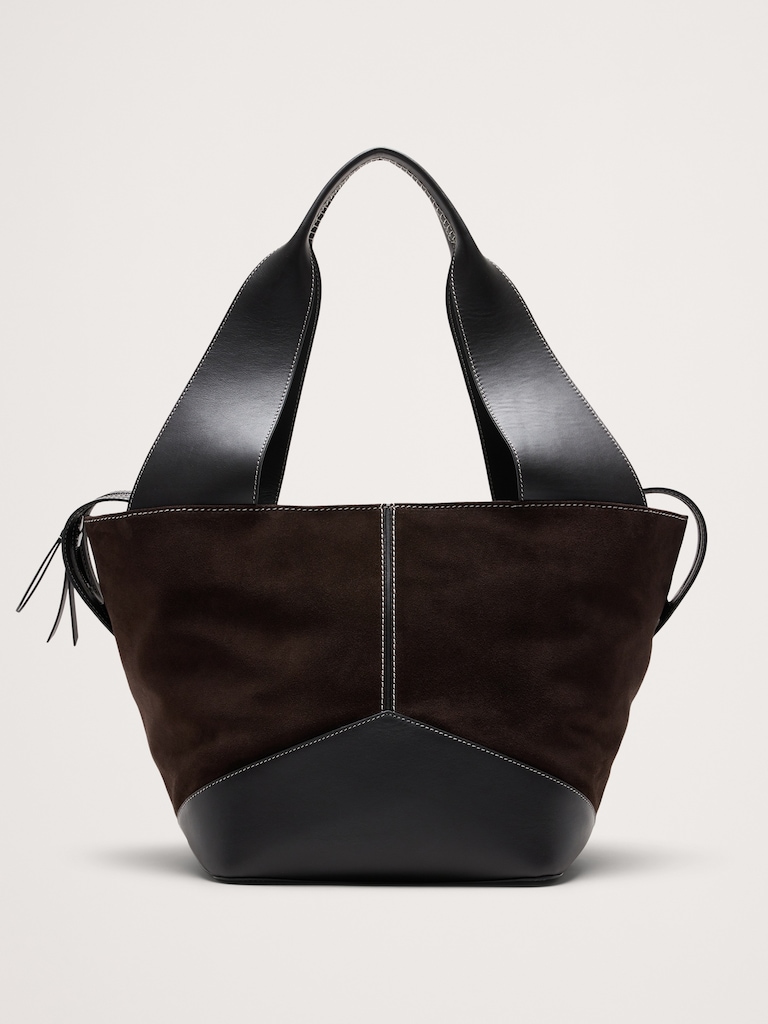 Large Patchwork Medium Zip Tote