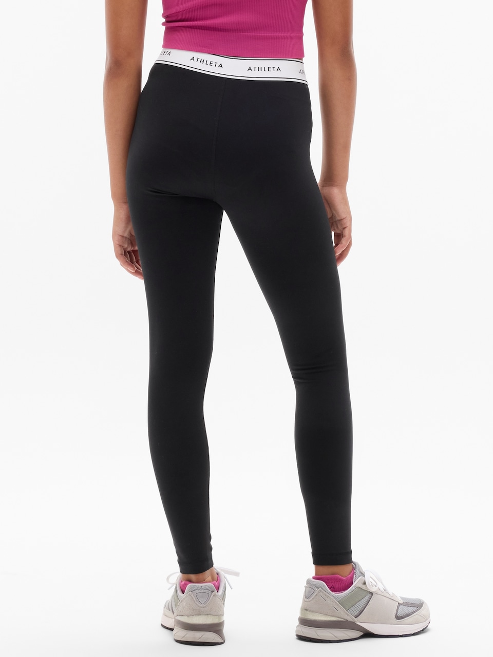 Athleta Girl High Rise Logo Chit Chat Legging