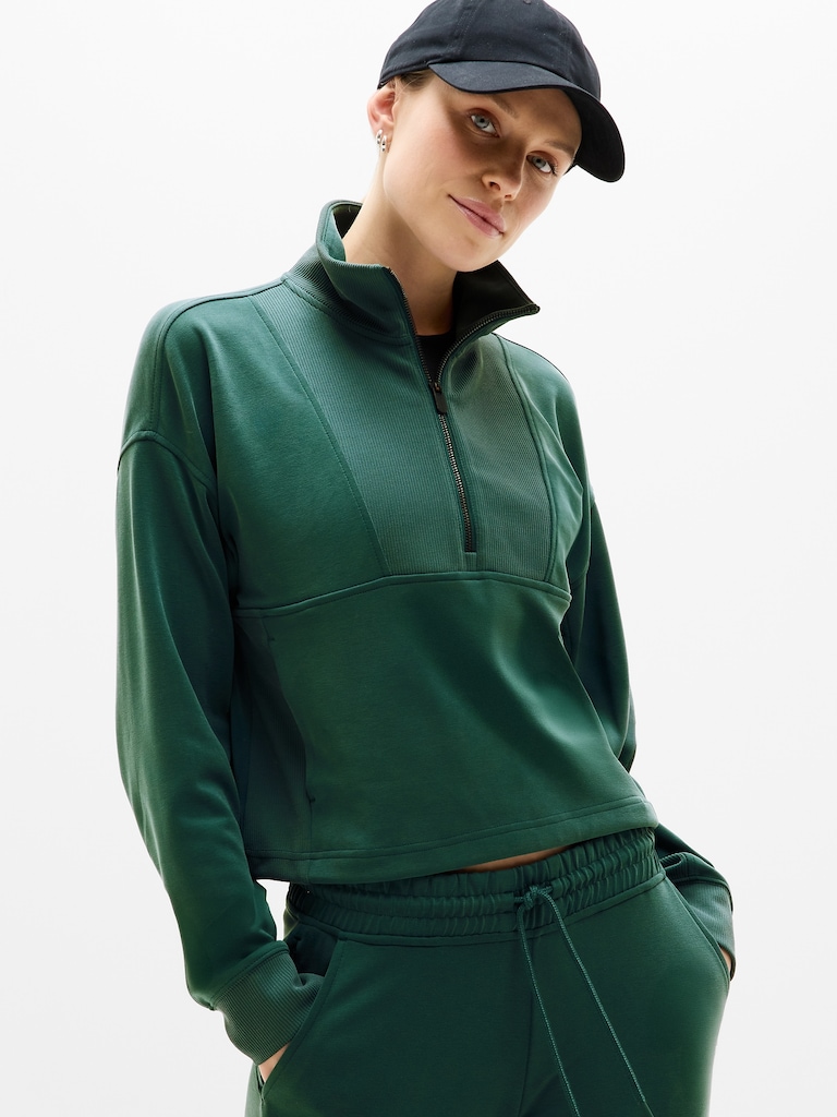Seasoft Rib 1/4 Zip Popover