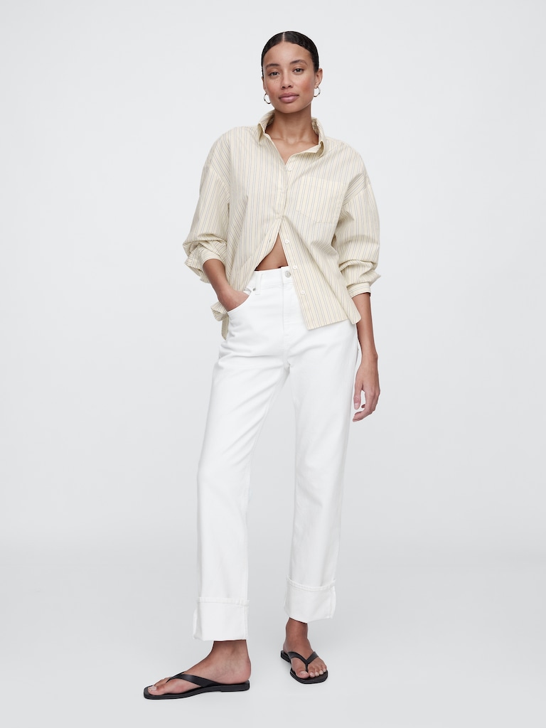 High Rise '90s Straight Jeans