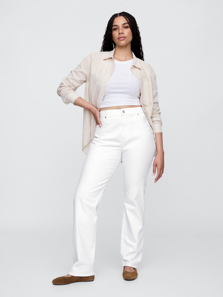 High Rise '90s Straight Jeans