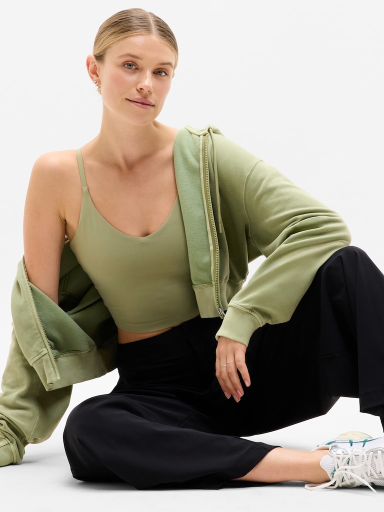 V-Neck Crop Bra