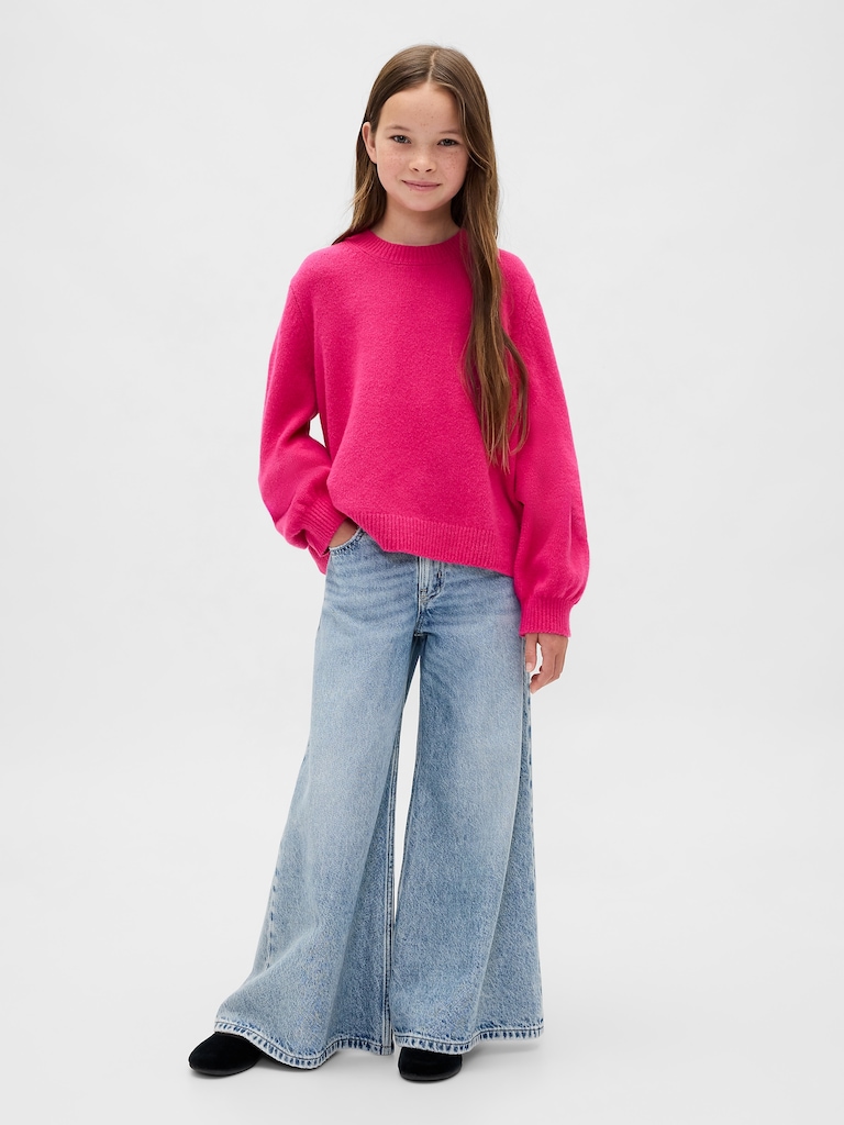 Kids CashSoft Crewneck Sweater
