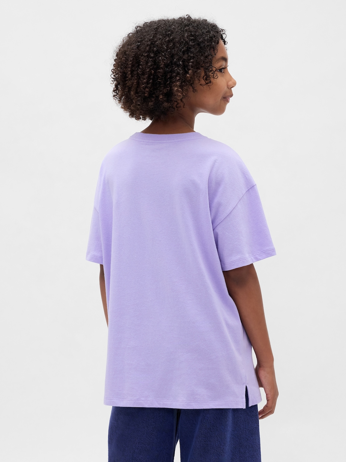 Kids Oversized Tunic Graphic T-Shirt