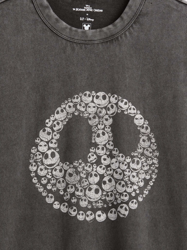 Gap × Disney Tim Burton’s The Nightmare Before Christmas Skull T-Shirt