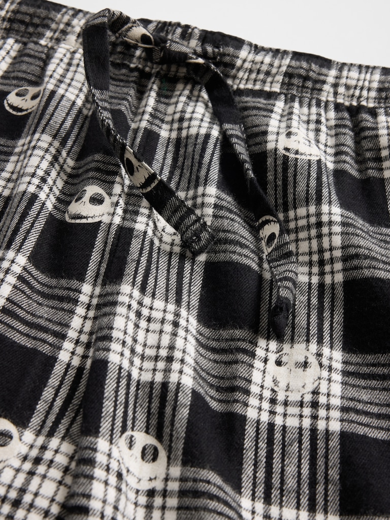 Gap × Disney Tim Burton’s The Nightmare Before Christmas Adult Skull Flannel PJ Pants