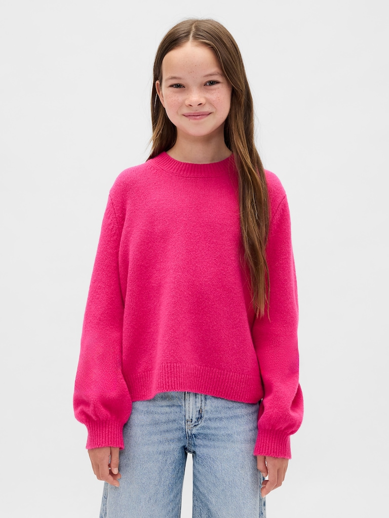 Kids CashSoft Crewneck Sweater