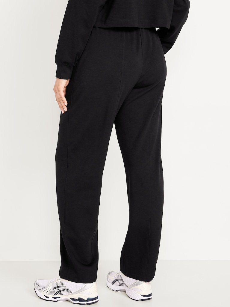 High-Waisted Dynamic Fleece Barrel Pants