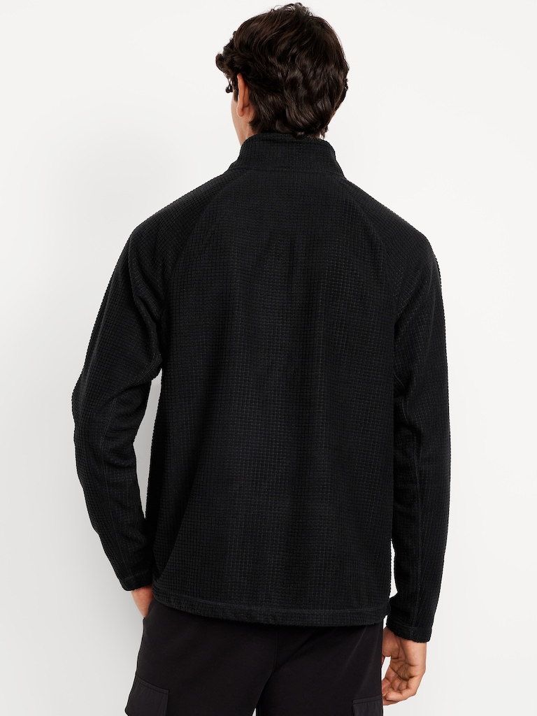 Waffle Half-Zip Performance Pullover