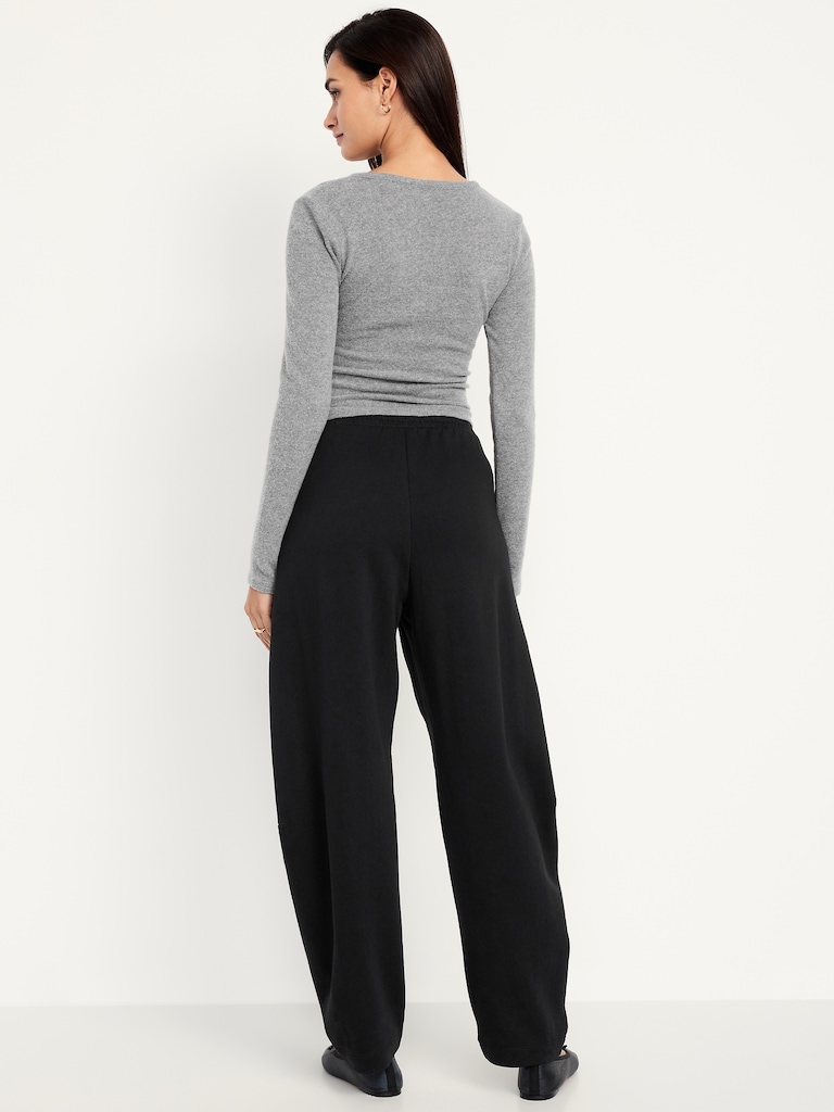 Mid-Rise SoComfy Barrel Sweatpants