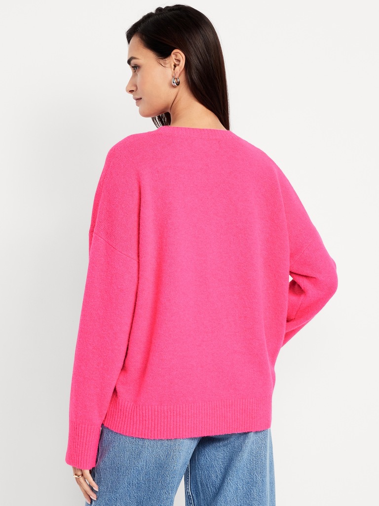 Wool-Blend Crew-Neck Sweater