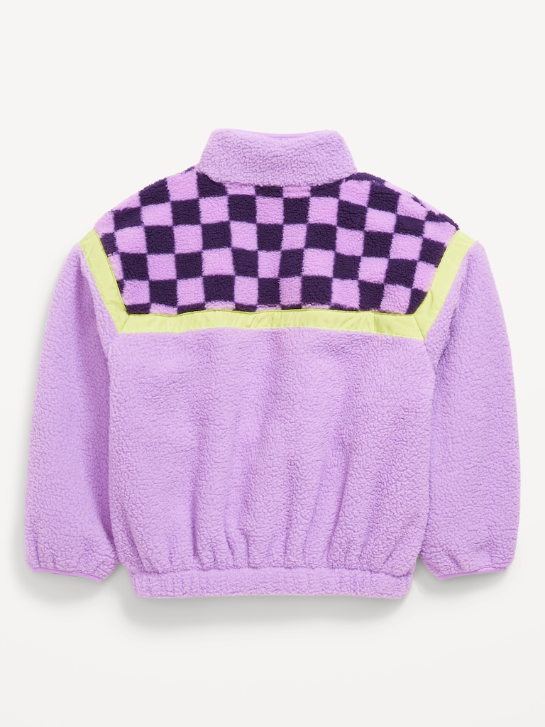 Sherpa Zip-Front Jacket for Girls