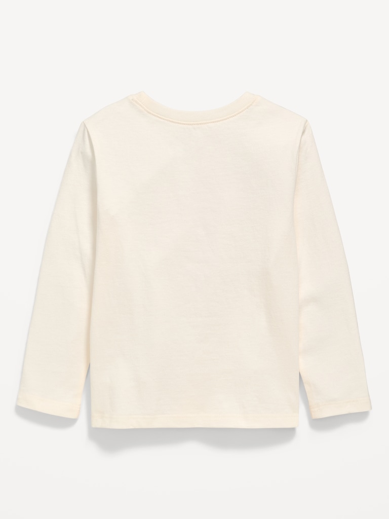 Long-Sleeve Unisex Graphic T-Shirt for Toddler