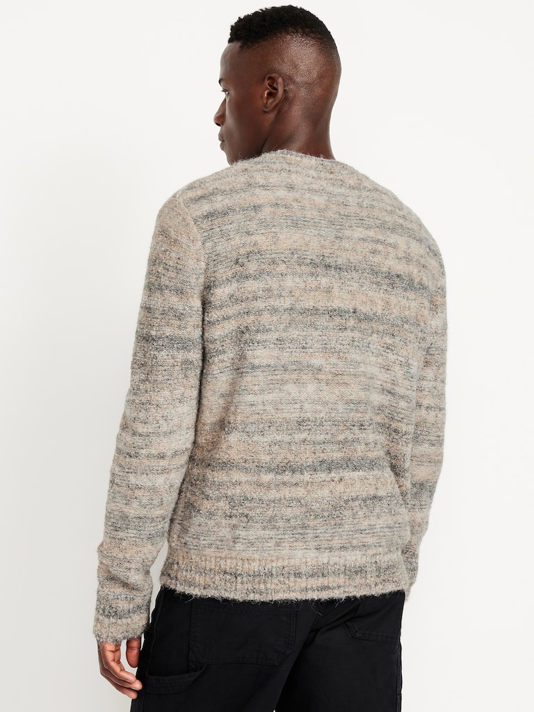 Wool-Blend Crew-Neck Sweater