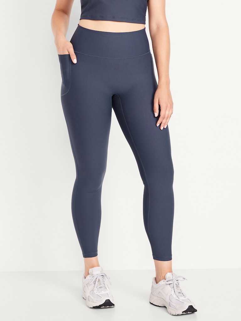 Extra-High Waisted PowerSoft Boundless 7/8 Pocket Leggings – No Front Seam