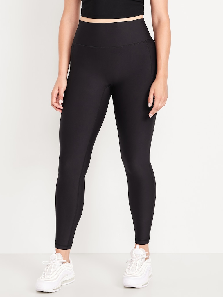 Extra-High Waisted PowerSoft Boundless 7/8 Pocket Leggings – No Front Seam