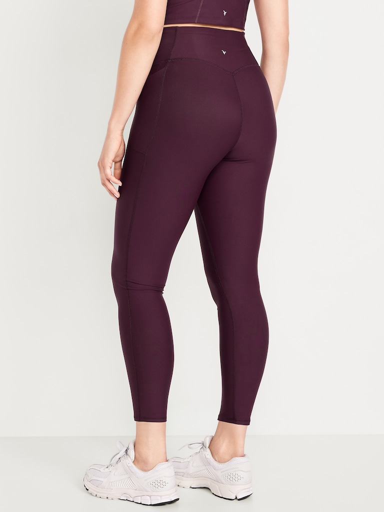 Extra-High Waisted PowerSoft Boundless 7/8 Pocket Leggings – No Front Seam