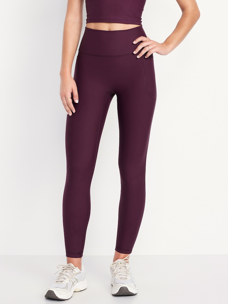 Extra-High Waisted PowerSoft Boundless 7/8 Pocket Leggings – No Front Seam