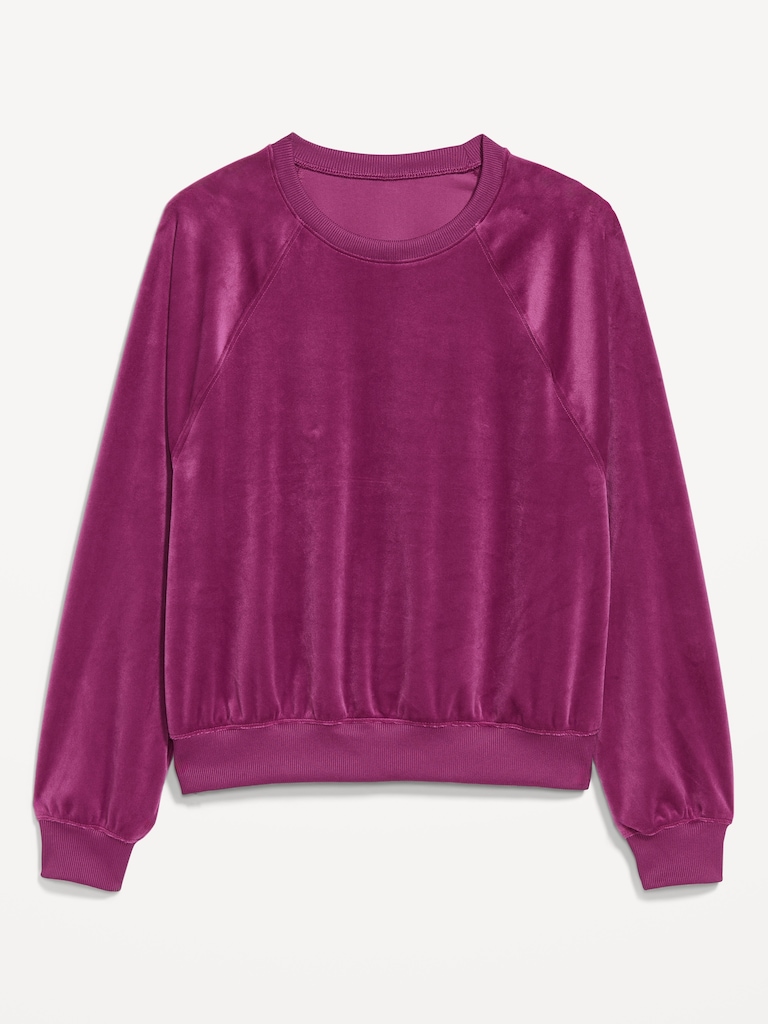 Velour Lounge Top