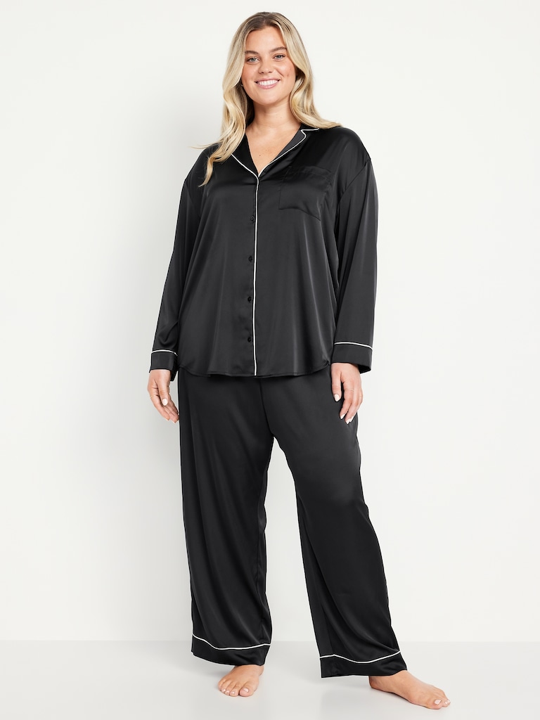 Satin Pajama Pant Set for Women