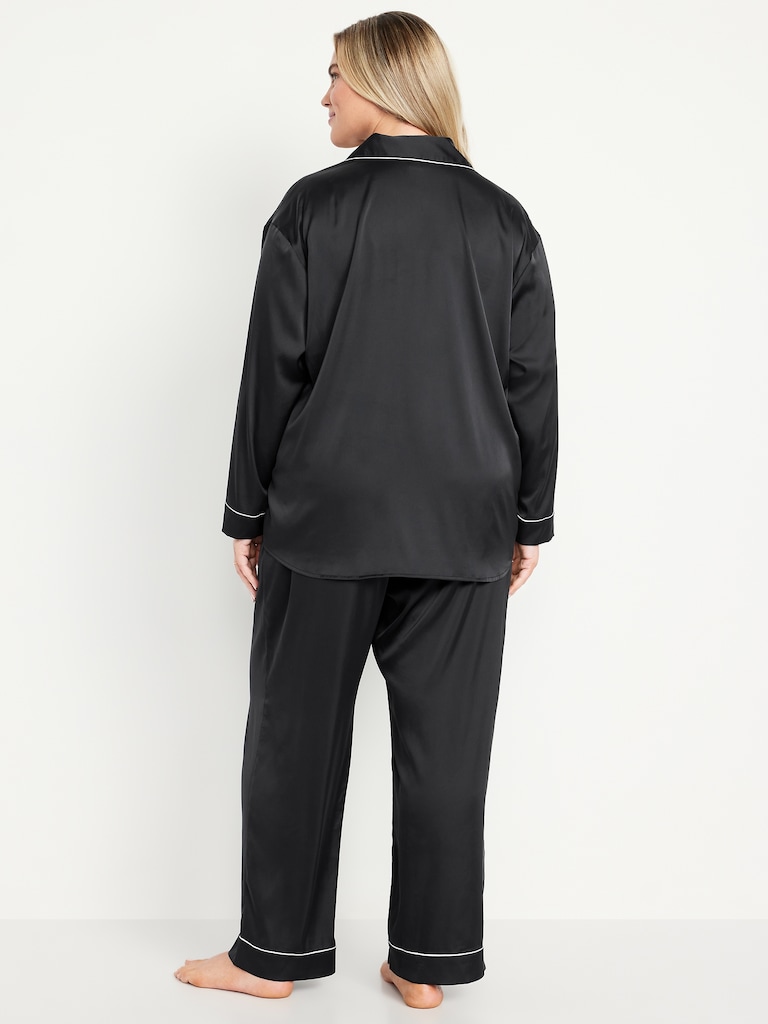 Satin Pajama Pant Set for Women