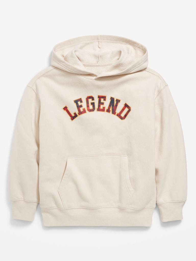 Long-Sleeve Graphic Pullover Hoodie for Boys