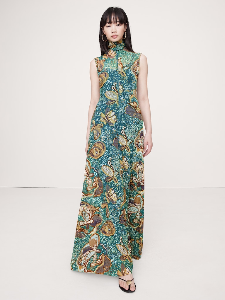 Mesh Maxi Dress