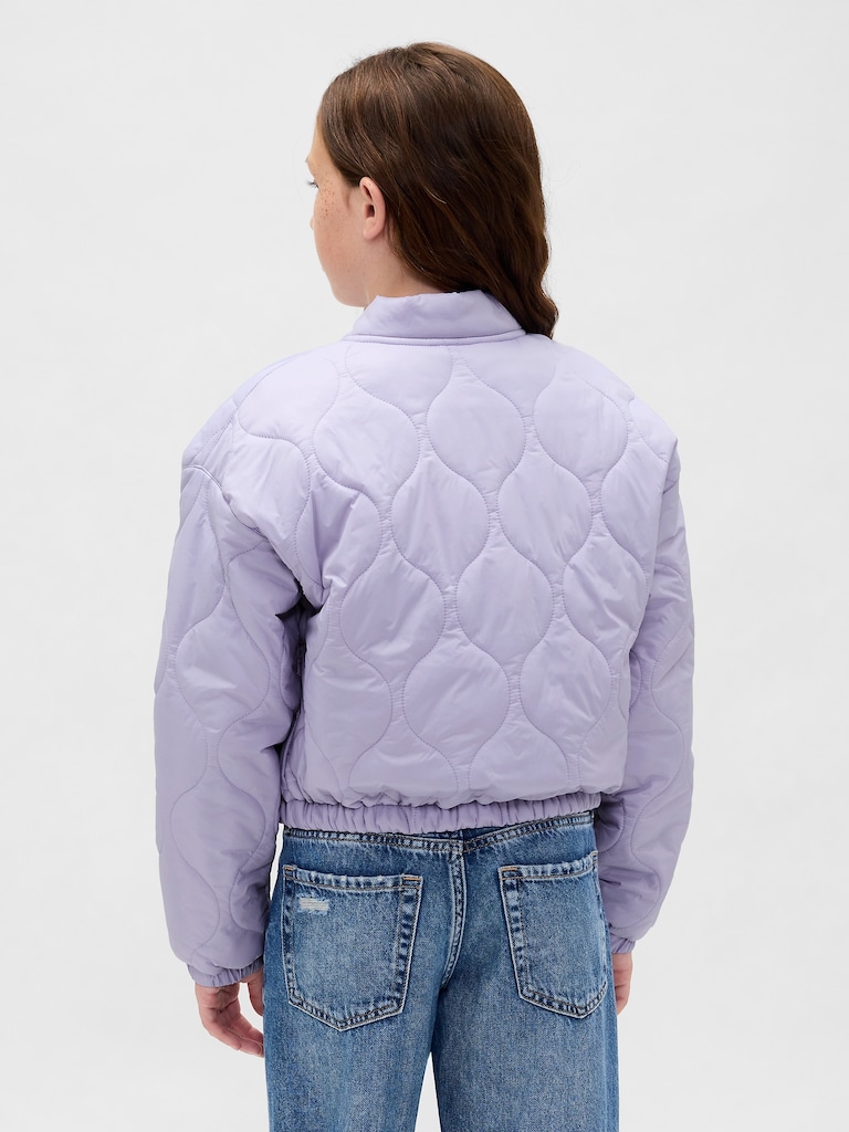 Kids Recycled Lightweight Quilted Puffer Jacket