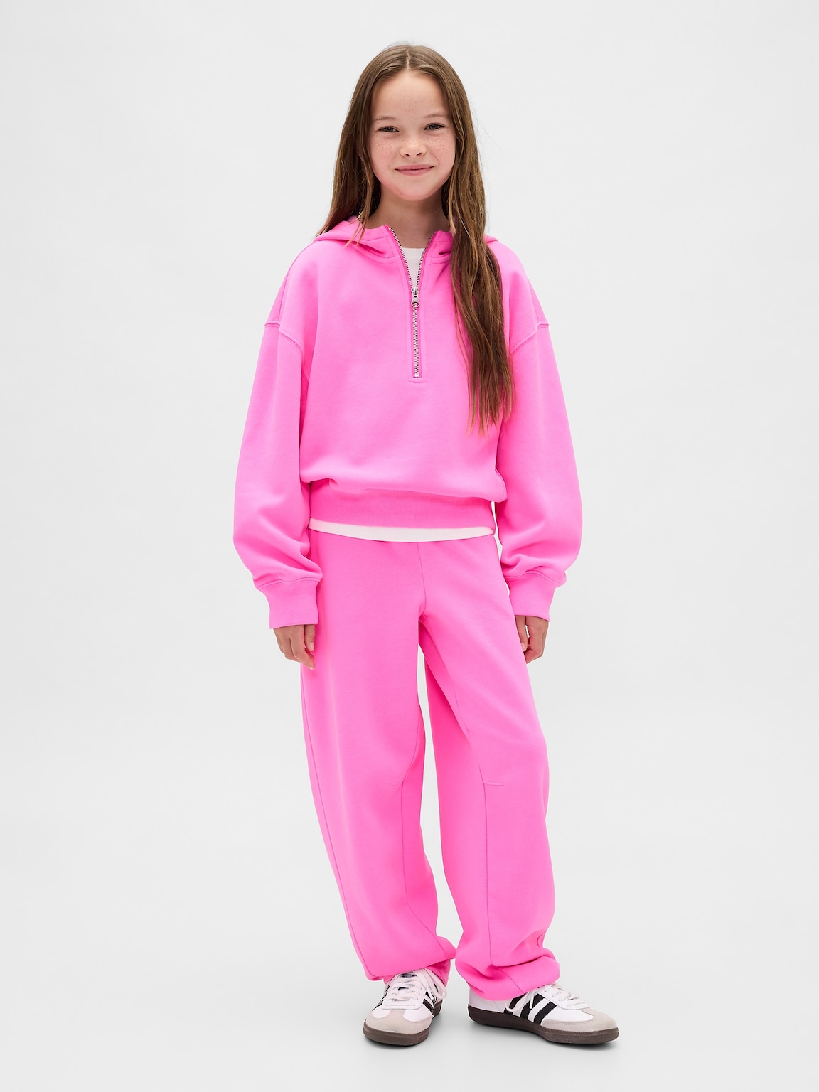 Kids VintageSoft Half-Zip Hoodie