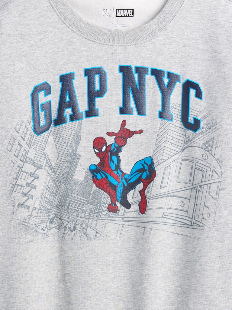 Kids VintageSoft Marvel Graphic Logo Sweatshirt