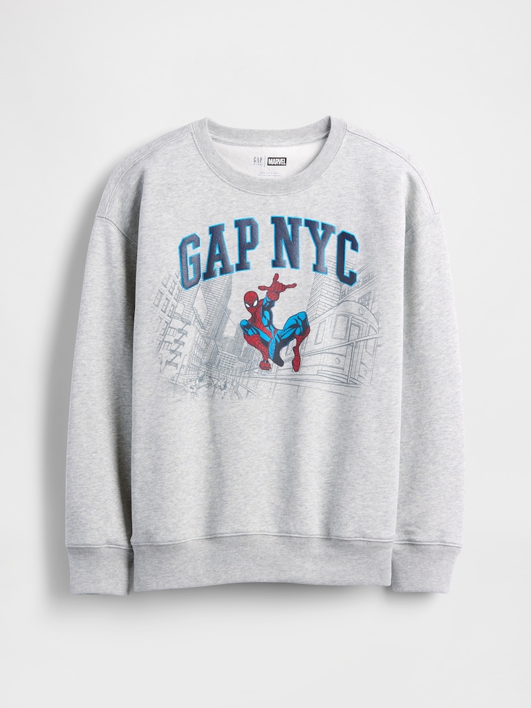 Kids VintageSoft Marvel Graphic Logo Sweatshirt