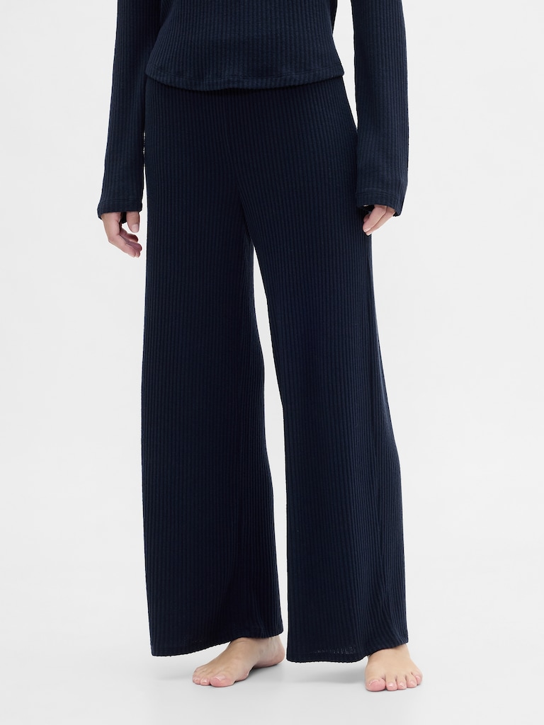 Relaxed Wide-Leg PJ Pants