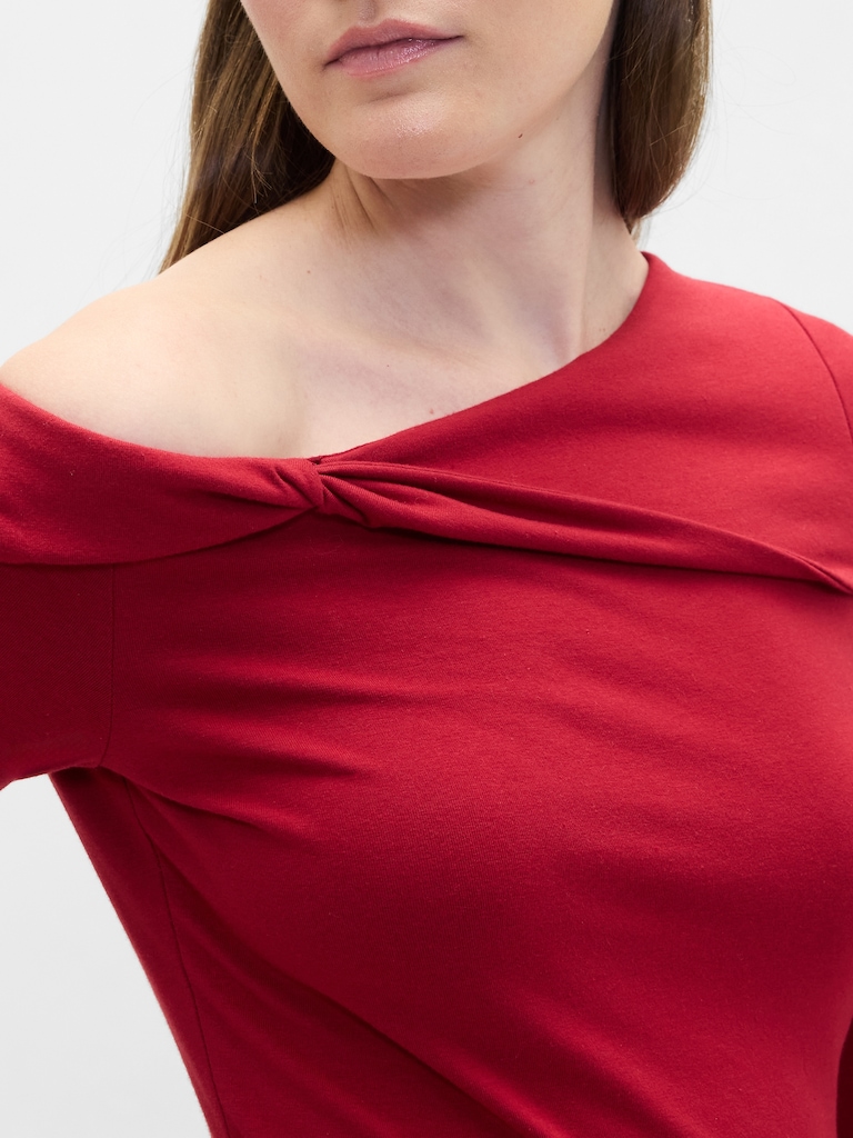 Stretch One-Shoulder Top