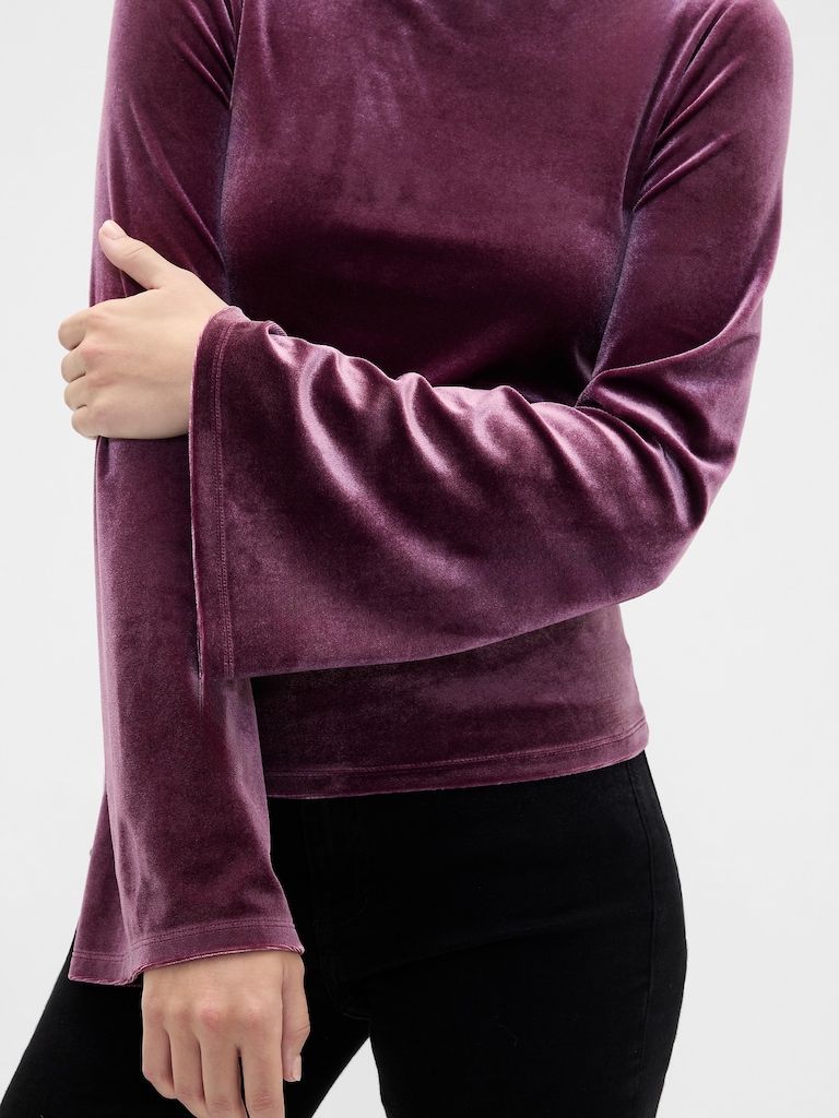 Bell Sleeve Boatneck T-Shirt