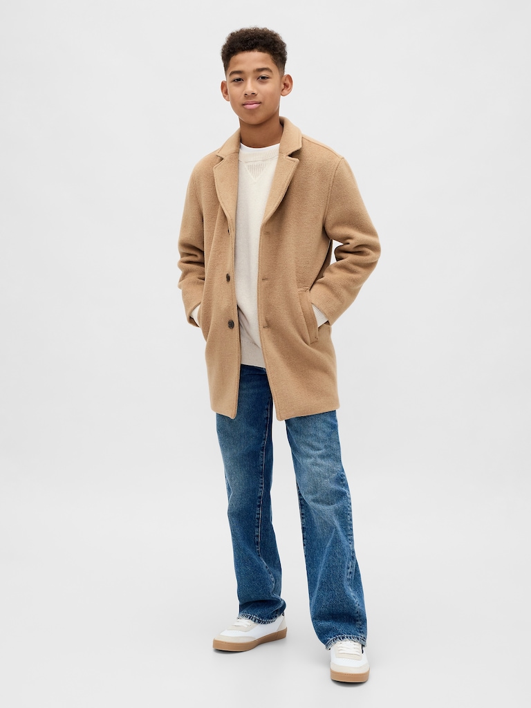 Kids Wool-Blend Topcoat