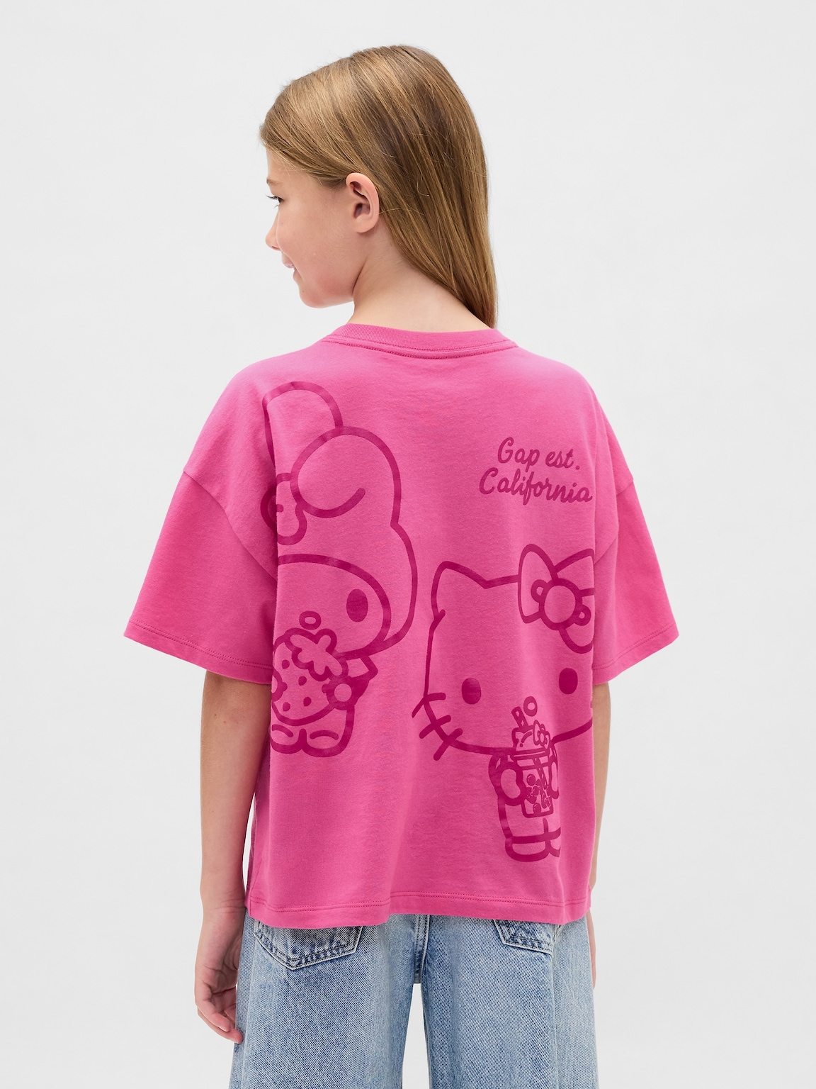 Kids Oversized Graphic T-Shirt