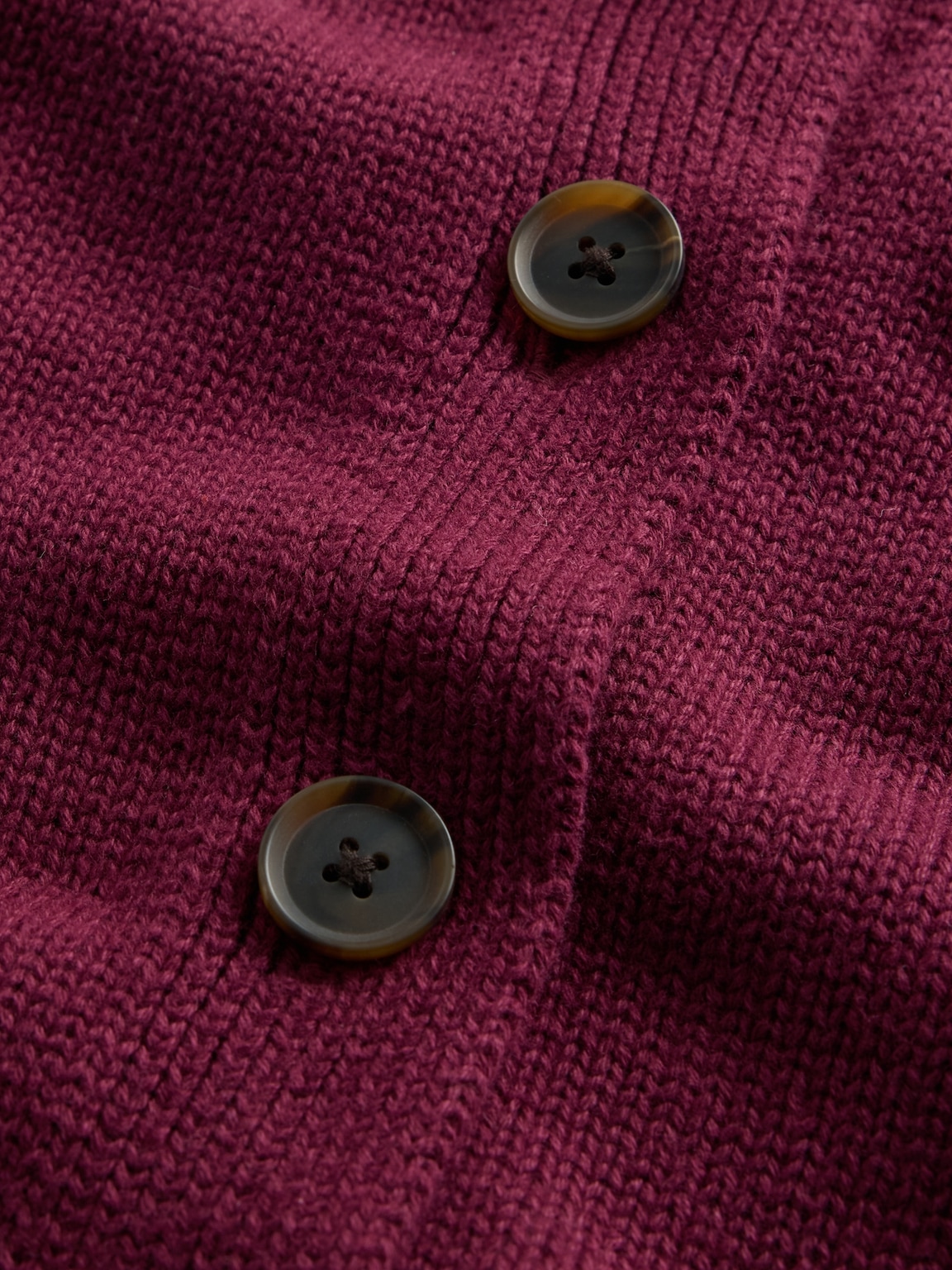 100% Cotton Crewneck Cardigan