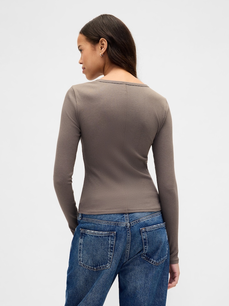 Modern Rib Crop T-Shirt